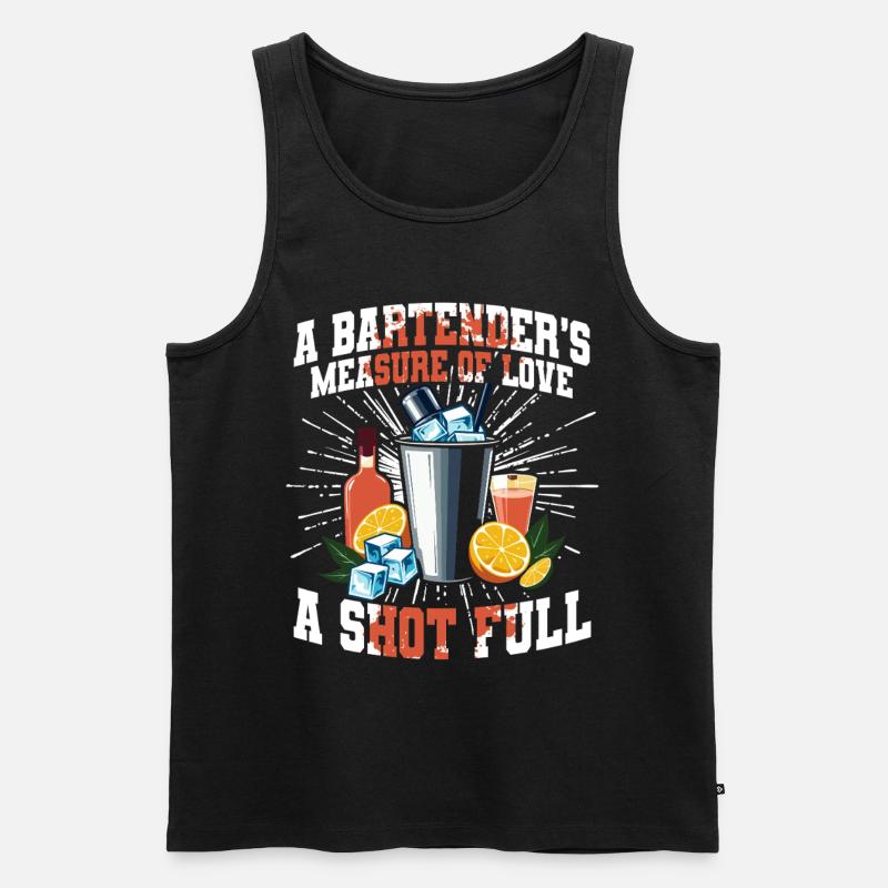 Bartender Bartender Bartending - Men's Premium Organic Tank Top - black