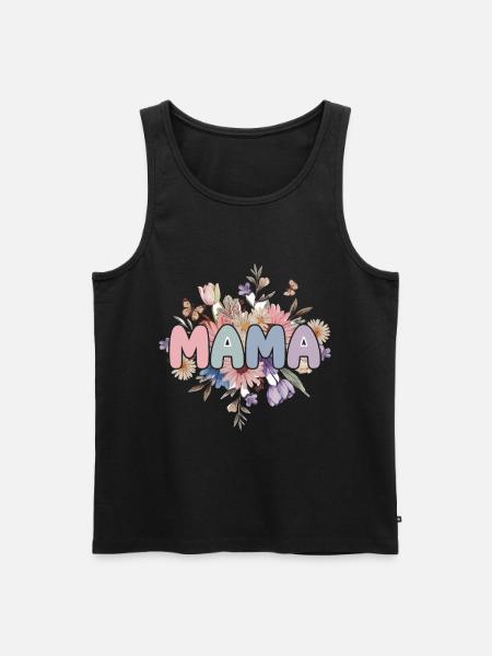 Mom - Men's Premium Organic Tank Top - black