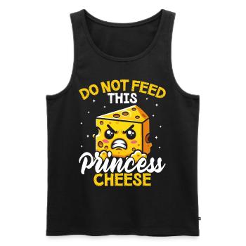 Lactose intolerant Lactose intolerance - Men's Premium Organic Tank Top - black - Front - AI Model Male 178 light (178cm)