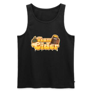 Bar Crawl Kneipentour Team Cider - Männer Premium Bio Tank Top - Schwarz - Vorne - Michal (187cm)