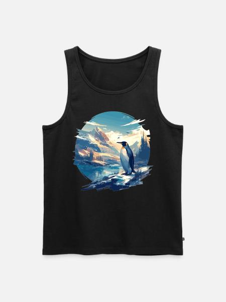 Penguins Penguin - Men's Premium Organic Tank Top - black
