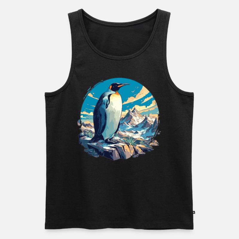 Penguins Penguin - Men's Premium Organic Tank Top - black