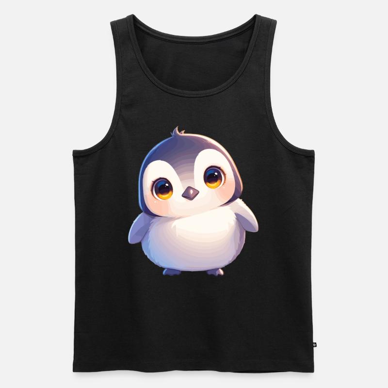 Penguins Penguin - Men's Premium Organic Tank Top - black