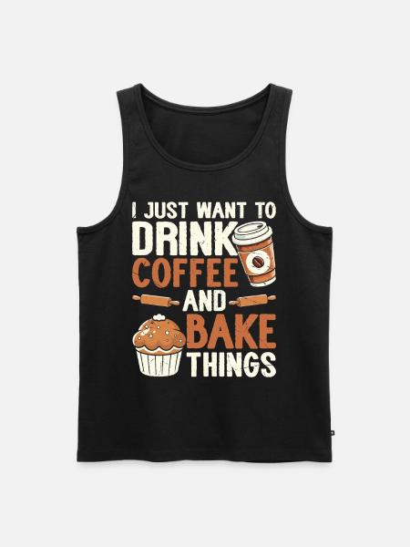 Baking Baker Bakery - Men's Premium Organic Tank Top - black