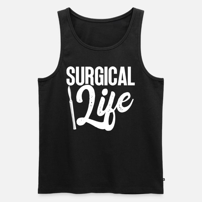 Chirurgischer Techniker Chirurgischer Technologe - Männer Premium Bio Tank Top - Schwarz