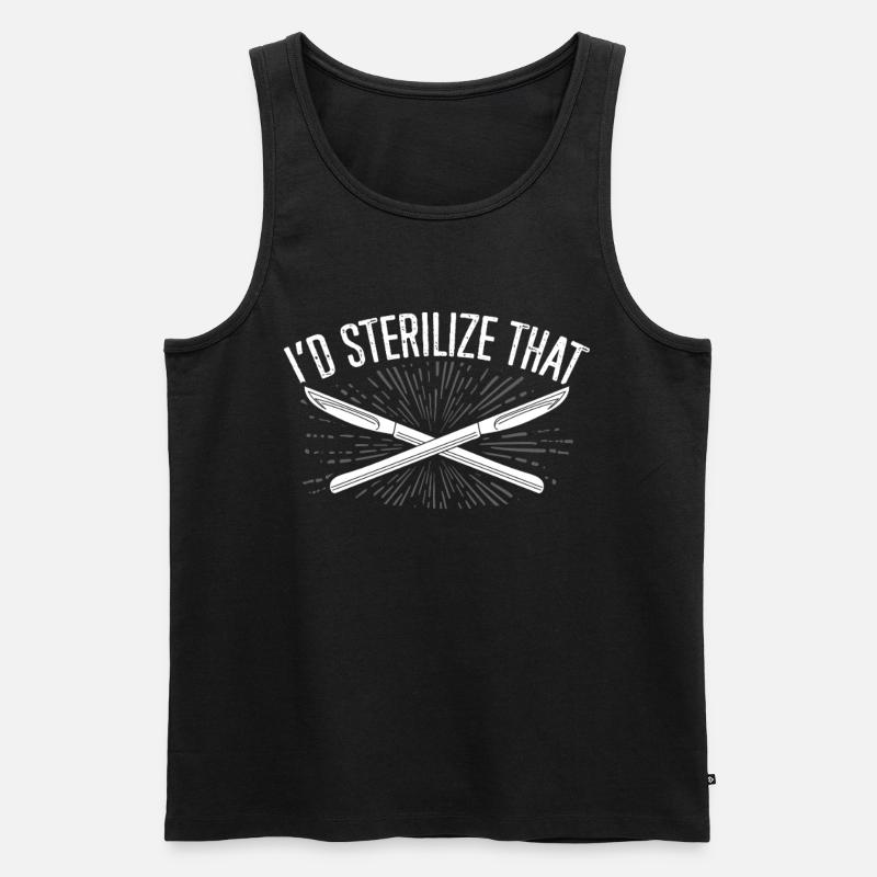 Chirurgischer Techniker Chirurgischer Technologe - Männer Premium Bio Tank Top - Schwarz