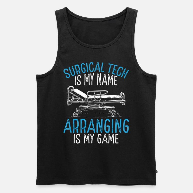 Chirurgischer Techniker Chirurgischer Technologe - Männer Premium Bio Tank Top - Schwarz