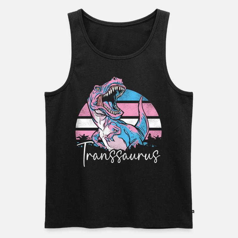Transgender Trans LGBT Pride - Männer Premium Bio Tank Top - Schwarz