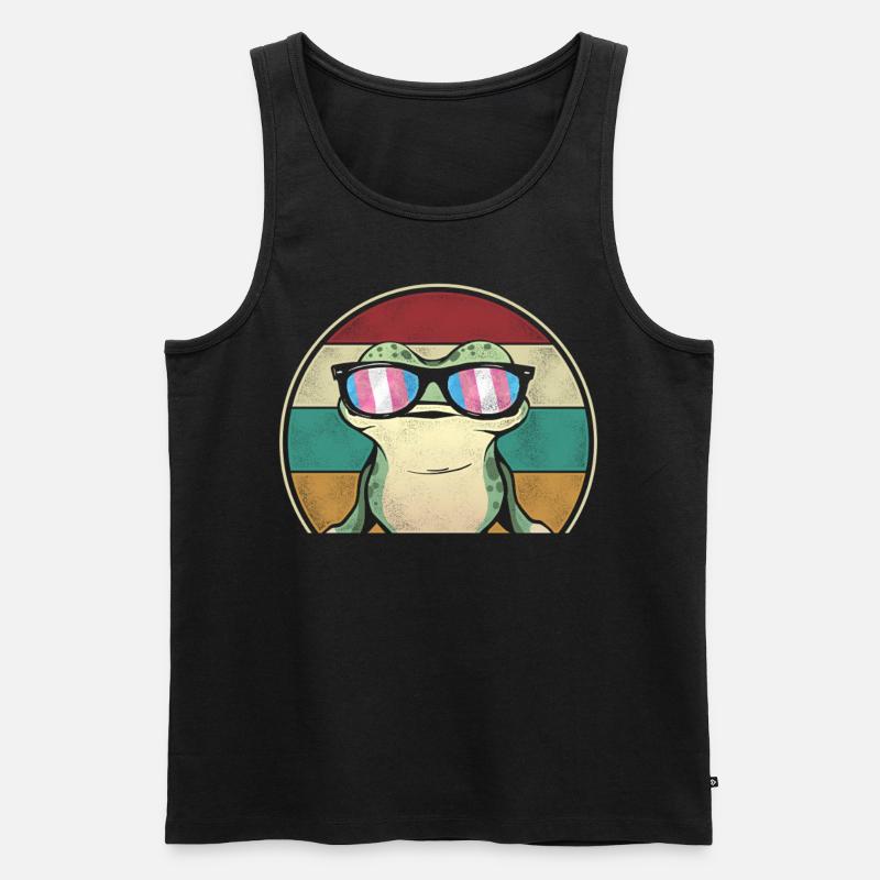 Transgender Trans LGBT Pride - Männer Premium Bio Tank Top - Schwarz