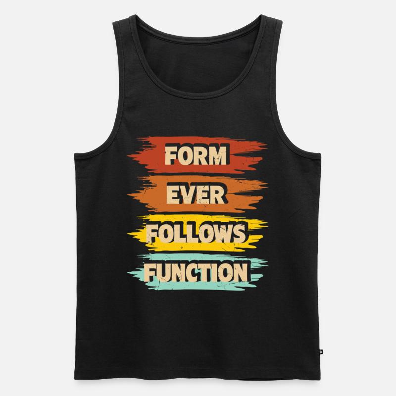 Architekt - Männer Premium Bio Tank Top - Schwarz