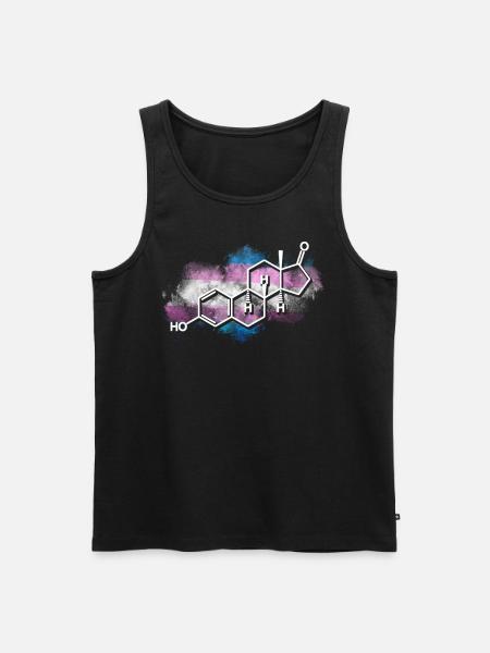 Transgender Trans LGBT Pride - Men's Premium Organic Tank Top - black