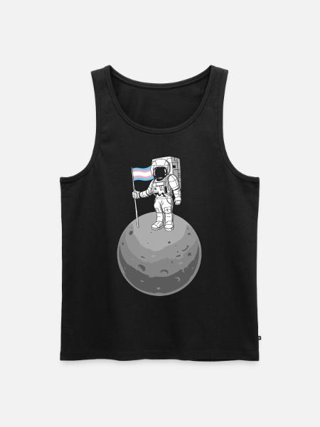 Transgender Trans LGBT Pride - Men's Premium Organic Tank Top - black