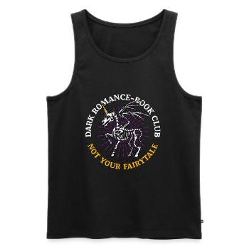 Dark Romance Book Club Not Your Fairytale - Men's Premium Organic Tank Top - black - Front - AI Model Male 178 light (178cm)