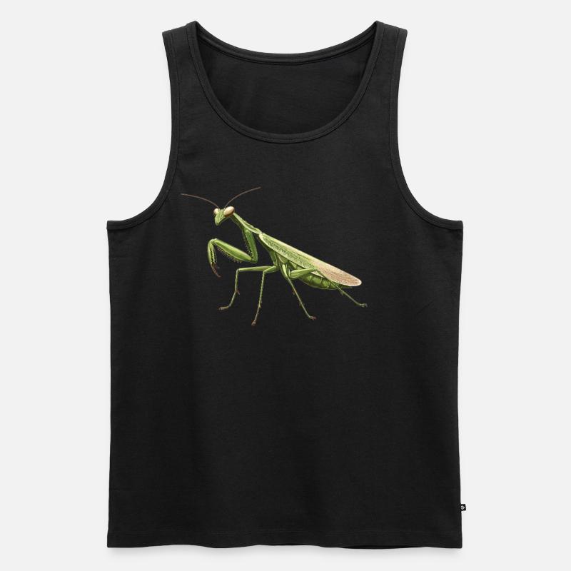 Gottesanbeterinnenen Gottesanbeterin - Männer Premium Bio Tank Top - Schwarz