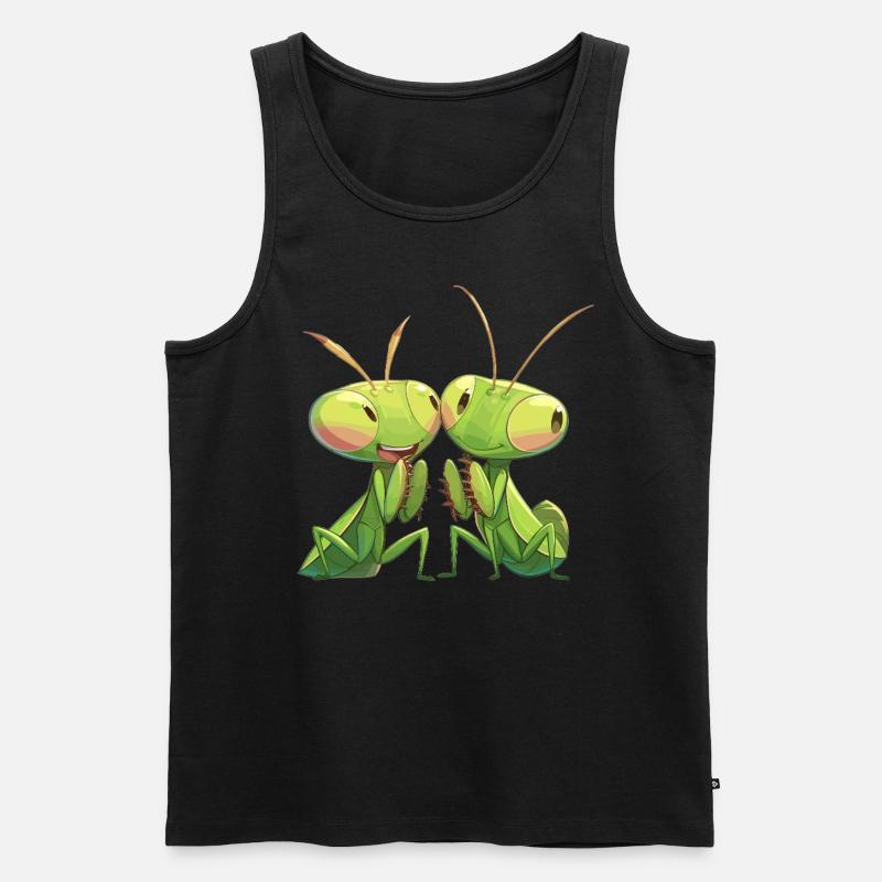 Gottesanbeterinnenen Gottesanbeterin - Männer Premium Bio Tank Top - Schwarz