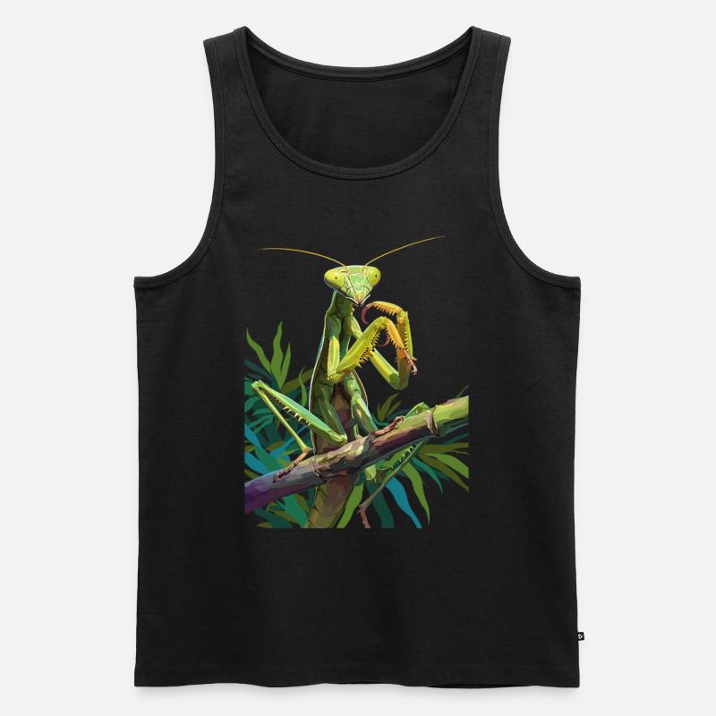 Gottesanbeterinnenen Gottesanbeterin - Männer Premium Bio Tank Top - Schwarz