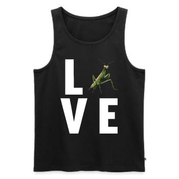 Praying mantises Praying mantis - Men's Premium Organic Tank Top - black - Front - AI Model Male 178 light (178cm)