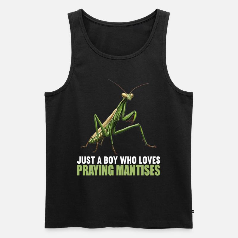 Praying mantises Praying mantis - Men's Premium Organic Tank Top - black