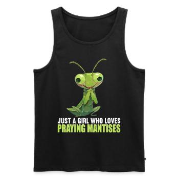 Praying mantises Praying mantis - Men's Premium Organic Tank Top - black - Front - Michal (187cm)