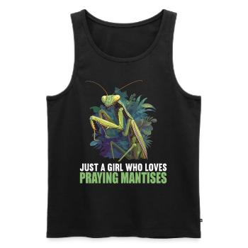 Praying mantises Praying mantis - Men's Premium Organic Tank Top - black - Front - AI Model Male 178 light (178cm)