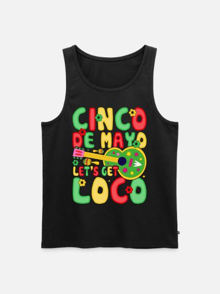 Cinco De Mayo - Men's Premium Organic Tank Top - black