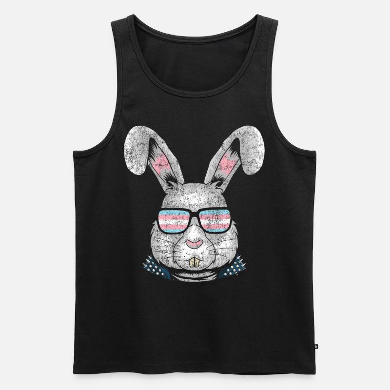 Transgender Trans LGBT Pride - Männer Premium Bio Tank Top - Schwarz