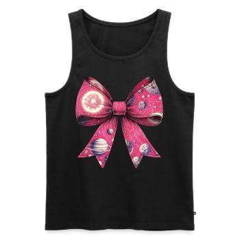Kokette Bogen Sonnensystem Boho Planeten - Männer Premium Bio Tank Top - Schwarz - Vorne - Michal (187cm)