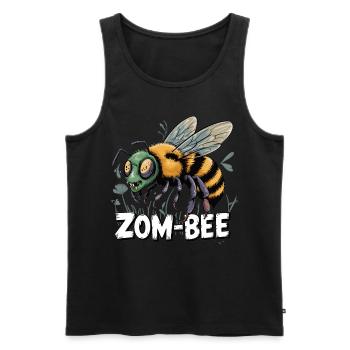 Zom-Bee - Design amusant d’Halloween - Débardeur bio Premium Homme - noir - Devant - Michal (187cm)