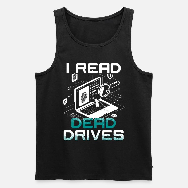 Digital Forensics - Men's Premium Organic Tank Top - black