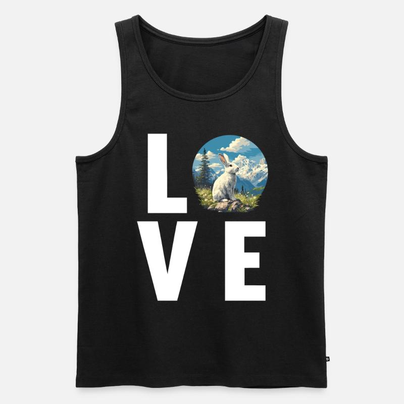 Bunny Bunny - Men's Premium Organic Tank Top - black