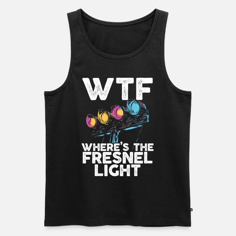 Lichttechniker Beleuchtungstechniker Lichttechnik - Männer Premium Bio Tank Top - Schwarz