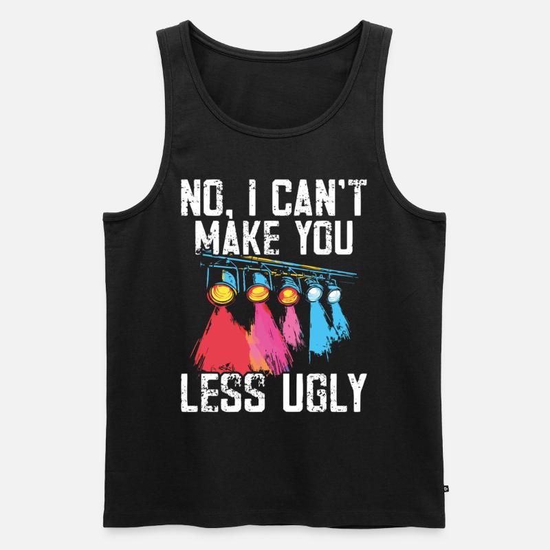 Lichttechniker Beleuchtungstechniker Lichttechnik - Männer Premium Bio Tank Top - Schwarz