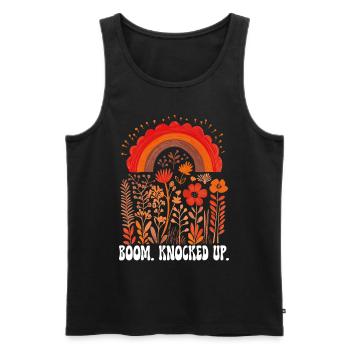 Infertility awareness IVF fertilization - Men's Premium Organic Tank Top - black - Front - AI Model Male 178 light (178cm)