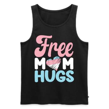 Transgender Trans LGBT Pride - Männer Premium Bio Tank Top - Schwarz - Vorne - Michal (187cm)