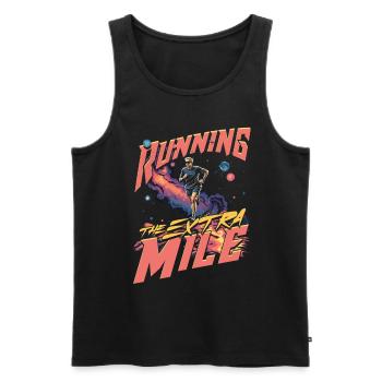 Marathon Marathon Runners Running - Men's Premium Organic Tank Top - black - Front - Michal (187cm)