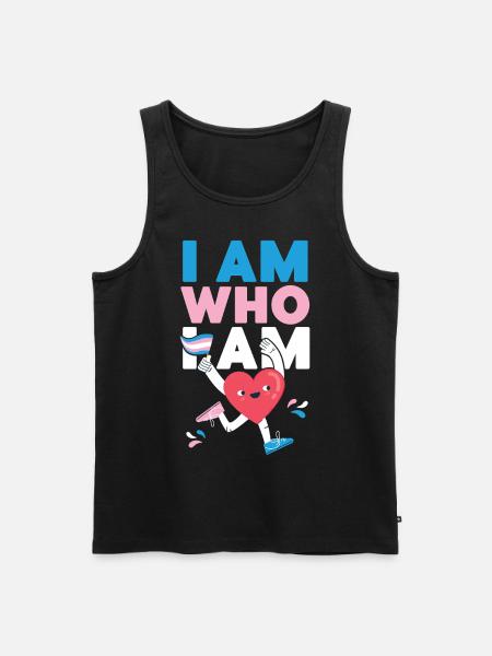 Transgender Trans LGBT Pride - Männer Premium Bio Tank Top - Schwarz