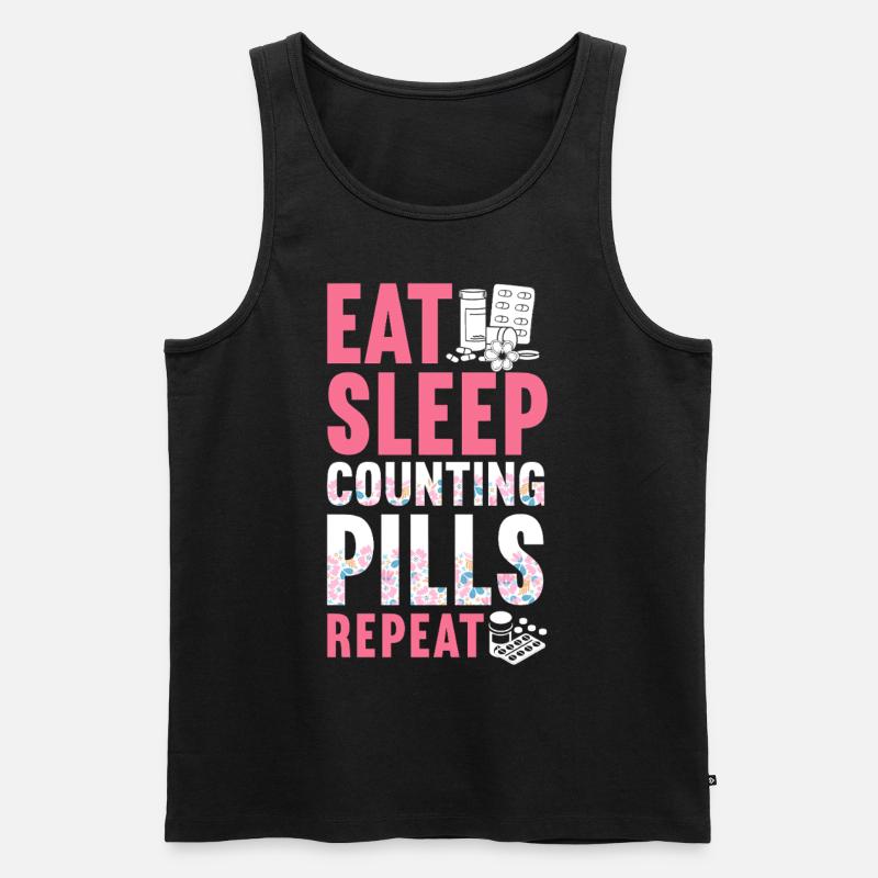 Pharmacy Tech Technician - Männer Premium Bio Tank Top - Schwarz