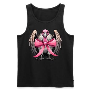 Coquette Bogen Geier Vogel Mädchen Mama rosa - Männer Premium Bio Tank Top - Schwarz - Vorne - Michal (187cm)