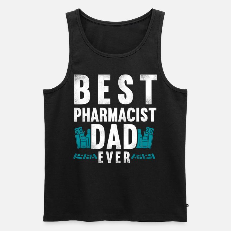 Pharmacy Tech Technician - Männer Premium Bio Tank Top - Schwarz