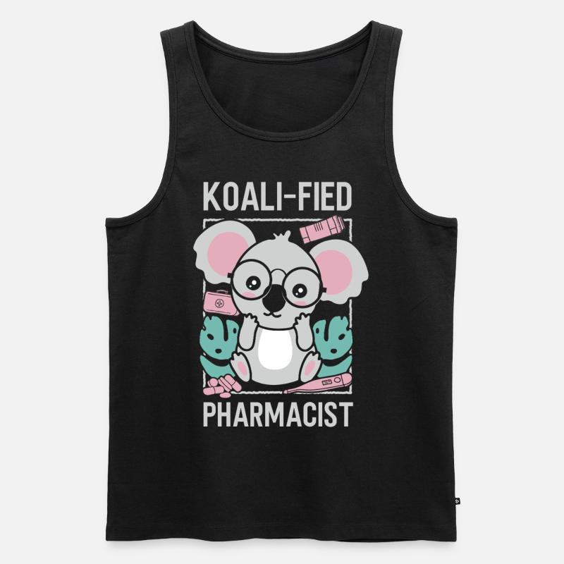 Pharmacy Tech Technician - Men's Premium Organic Tank Top - black
