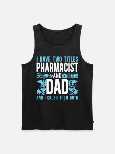 Technicien en pharmacie - Débardeur bio Premium Homme - noir