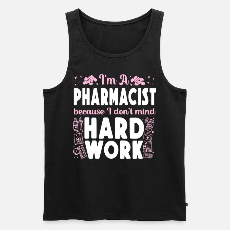 Pharmacy Tech Technician - Männer Premium Bio Tank Top - Schwarz