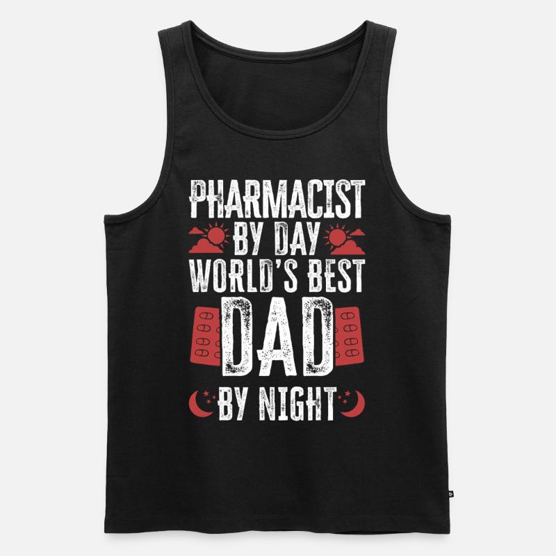 Pharmacy Tech Technician - Männer Premium Bio Tank Top - Schwarz