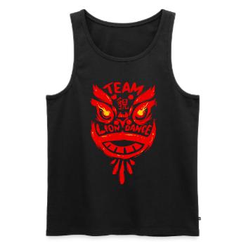 Löwentanz Team Lion Dance - Débardeur bio Premium Homme - noir - Devant - Michal (187cm)