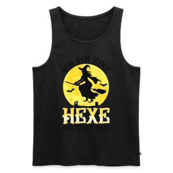 I'm a witch, I'm allowed to do that - Men's Premium Organic Tank Top - black - Front - Michal (187cm)