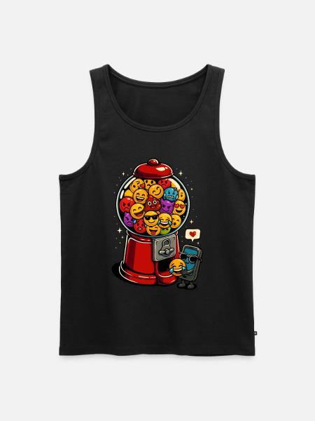 Funny Gumball Communication - Men's Premium Organic Tank Top - black