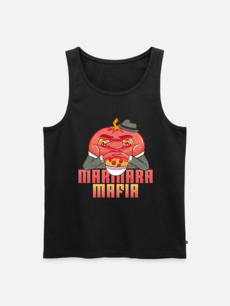 Marinara Dealer - Männer Premium Bio Tank Top - Schwarz