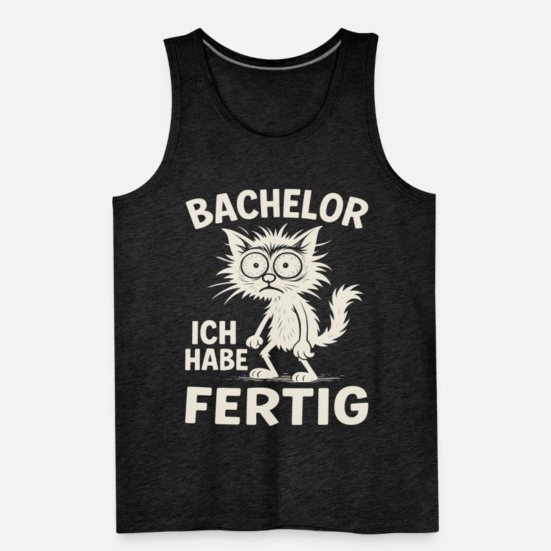 Bachelor Abschluss Absolvent BWL Student Studium Männer Premium Bio Tank Top