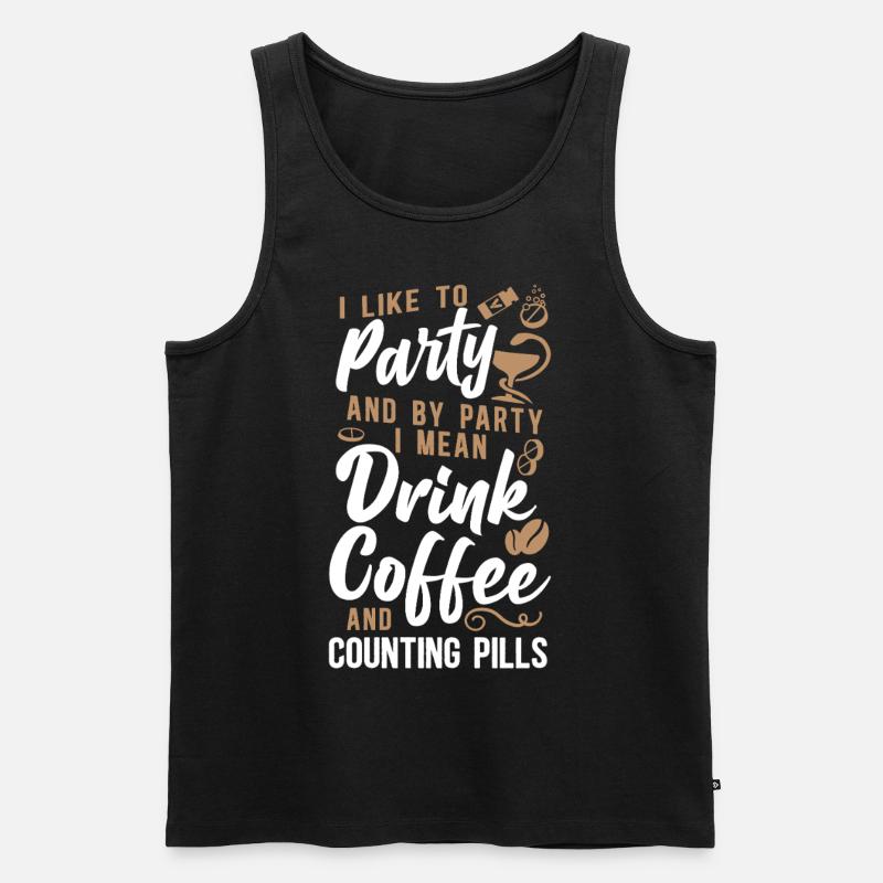 Pharmacy Tech Technician - Men's Premium Organic Tank Top - black