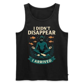 Plongeur Ocean I n’a pas disparu - Débardeur bio Premium Homme - noir - Devant - Michal (187cm)